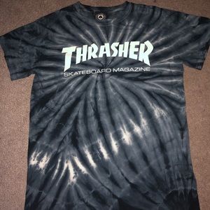 Gray Tie Dye Thrasher shirt